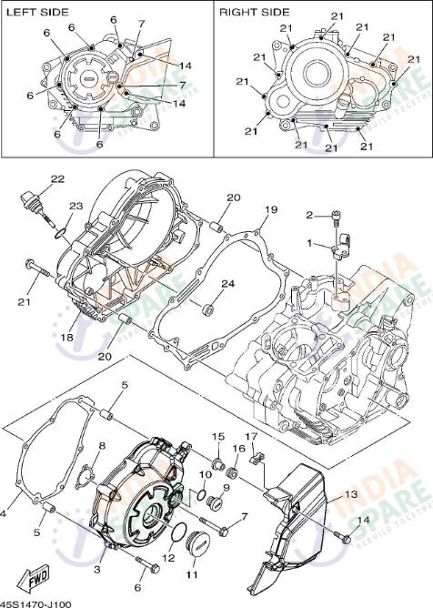 CRANKCASE COVER 1